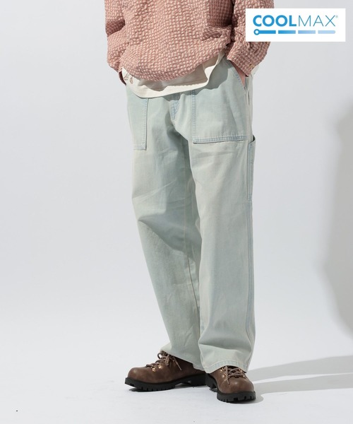 niko and...（ニコアンド）の「COOLMAX ライトデニムペインターパンツ LIGHT PAINTER DENIM PANTS [niko and ...JEANS]（デニムパンツ・メンズ・ブルー/ブラック/サックスブルー/ライトブルー/カーキ/ブラウン/チャコール/インディゴブルー・MEDIUM/LARGE/SMALL）」の10枚目の写真