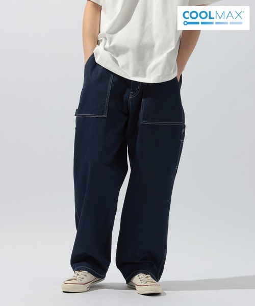 niko and...（ニコアンド）の「COOLMAX ライトデニムペインターパンツ LIGHT PAINTER DENIM PANTS [niko and ...JEANS]（デニムパンツ・メンズ・ブルー/ブラック/サックスブルー/ライトブルー/カーキ/ブラウン/チャコール/インディゴブルー・MEDIUM/LARGE/SMALL）」の13枚目の写真