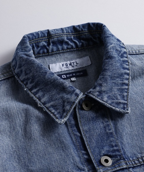 FDMTL（ファンダメンタル）の「FDMTL/ファンダメンタル/PLEATS DENIM JACKET 10YR　WASH（デニムジャケット・メンズ・インディゴブルー・4/3/2）」の4枚目の写真