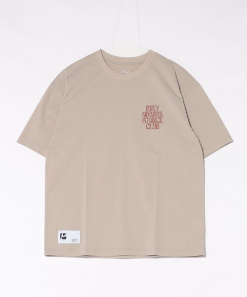 RUSTY(ラスティ)の「RUSTY ラスティ 吸汗速乾 ストレッチ 発泡プリント ロゴT 半袖 UVカット Tシャツ(Tシャツ/カットソー・メンズ・ホワイト/ベージュ/ブラック・LL/L/M)」の19枚目の写真