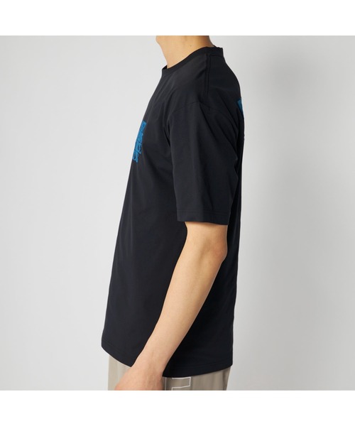 RUSTY(ラスティ)の「RUSTY ラスティ 吸汗速乾 ストレッチ 発泡プリント ロゴT 半袖 UVカット Tシャツ(Tシャツ/カットソー・メンズ・ホワイト/ベージュ/ブラック・LL/L/M)」の9枚目の写真