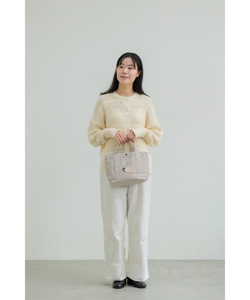 BACKYARD FAMILY(バックヤードファミリー)の「fika lycka 帆布トート サガラ刺繍(トートバッグ・レディース・イエロー/アクア/ブラウン/ブラック・FREE)」の13枚目の写真