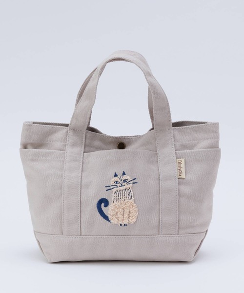 BACKYARD FAMILY(バックヤードファミリー)の「fika lycka 帆布トート サガラ刺繍(トートバッグ・レディース・イエロー/アクア/ブラウン/ブラック・FREE)」の21枚目の写真