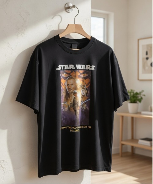 ALWAYS GOOD TIME(オルウェイズグッドタイム)の「【STAR WARS/スターウォーズ】ポスターアートプリントUSD加工半袖Tシャツ/Movie Tee/ユニセックス(Tシャツ/カットソー・メンズ・ホワイト系その他2/ブラック系その他2/ホワイト系その他/スミクロ/アイボリー/ホワイト系その他3/ブラック系その他3/ブラック系その他・M/LL/L)」の5枚目の写真