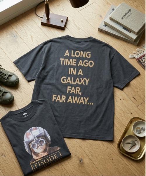 ALWAYS GOOD TIME(オルウェイズグッドタイム)の「【STAR WARS/スターウォーズ】ポスターアートプリントUSD加工半袖Tシャツ/Movie Tee/ユニセックス(Tシャツ/カットソー・メンズ・ホワイト系その他2/ブラック系その他2/ホワイト系その他/スミクロ/アイボリー/ホワイト系その他3/ブラック系その他3/ブラック系その他・M/LL/L)」の6枚目の写真