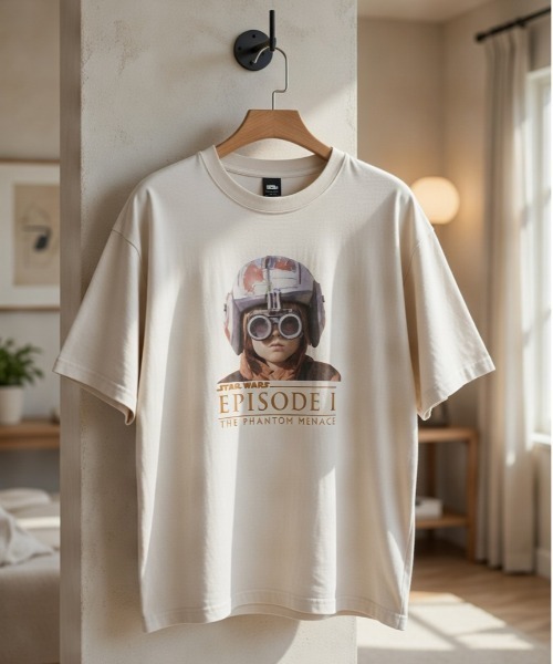 ALWAYS GOOD TIME(オルウェイズグッドタイム)の「【STAR WARS/スターウォーズ】ポスターアートプリントUSD加工半袖Tシャツ/Movie Tee/ユニセックス(Tシャツ/カットソー・メンズ・ホワイト系その他2/ブラック系その他2/ホワイト系その他/スミクロ/アイボリー/ホワイト系その他3/ブラック系その他3/ブラック系その他・M/LL/L)」の2枚目の写真