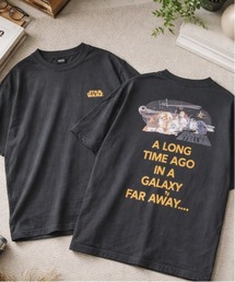 ALWAYS GOOD TIME（オルウェイズグッドタイム）の「【STAR WARS スターウォーズ】ポスターアートプリントUSD加工半袖Tシャツ Movie Tee（Tシャツ/カットソー）」