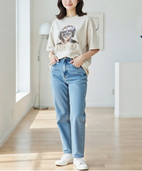 ALWAYS GOOD TIME(オルウェイズグッドタイム)の「【STAR WARS/スターウォーズ】ポスターアートプリントUSD加工半袖Tシャツ/Movie Tee/ユニセックス(Tシャツ/カットソー・メンズ・ホワイト系その他2/ブラック系その他2/ホワイト系その他/スミクロ/アイボリー/ホワイト系その他3/ブラック系その他3/ブラック系その他・M/LL/L)」の14枚目の写真