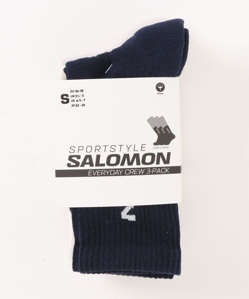 emmi(エミ)の「【SALOMON】EVERYDAY CREW 3-PACK(ソックス/靴下・レディース・マルチ・S)」の1枚目の写真
