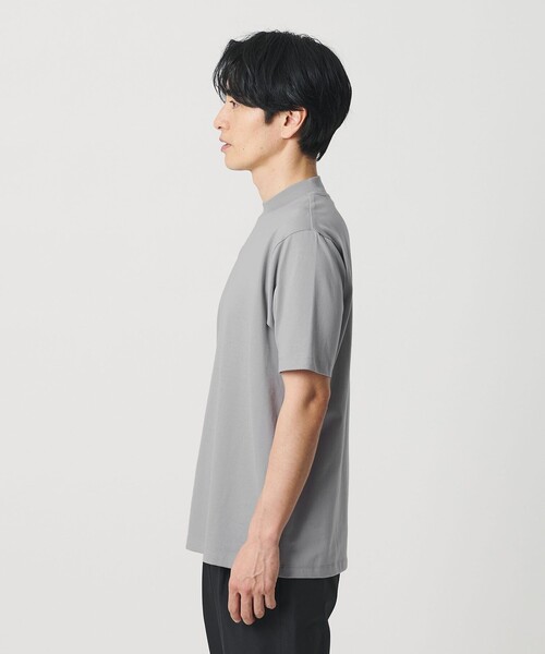 BEAUTY&YOUTH UNITED ARROWS（ビューティーアンドユースユナイテッドアローズ）の「クリアコットン ジャケット 半袖Tシャツ 抗菌 防臭機能付き（Tシャツ/カットソー・メンズ・ブラック/グレー系/ホワイト・XL/M/S/L）」の7枚目の写真