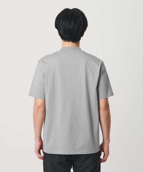 BEAUTY&YOUTH UNITED ARROWS（ビューティーアンドユースユナイテッドアローズ）の「クリアコットン ジャケット 半袖Tシャツ 抗菌 防臭機能付き（Tシャツ/カットソー・メンズ・ブラック/グレー系/ホワイト・XL/M/S/L）」の8枚目の写真