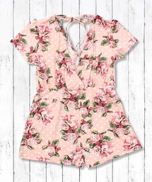 Universal Style Wear（ユニバーサルスタイルウェア）の「花柄オールインワンサロペット（サロペット/オーバーオール）」