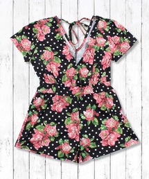 Universal Style Wear（ユニバーサルスタイルウェア）の「花柄オールインワンサロペット（サロペット/オーバーオール）」