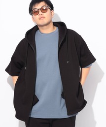 大きいサイズ」に該当するメンズのパーカー（半袖）ファッション通販