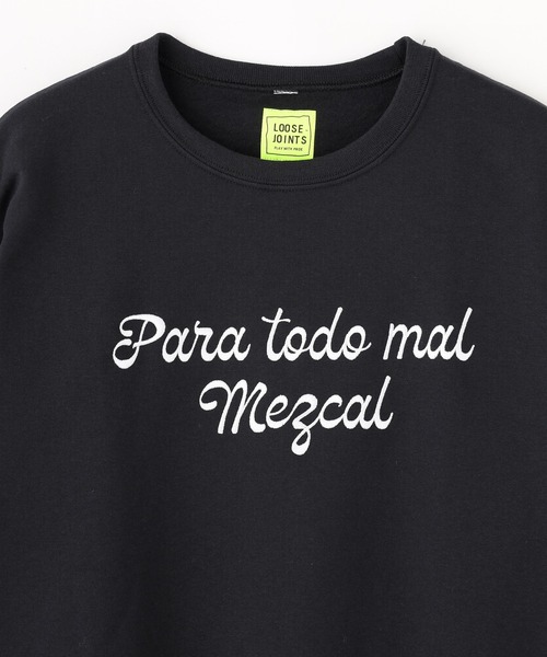 LOOSE JOINTS(ルーズジョインツ)の「LOOSEJOINTS ED DAVIS PARA TODO MAL MEZCAL CREW LF25FL024ED(スウェット・メンズ・グリーン/ブラック・M/L)」の4枚目の写真