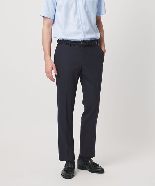 トロピカル サイドエクステンド ノープリーツ スラックス COMFORT EASY