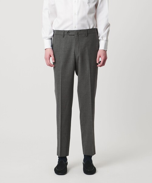 UNITED ARROWS(ユナイテッドアローズ)の「トロピカル サイドエクステンド ノープリーツ スラックス COMFORT EASY‐MODEL ウォッシャブル タテヨコストレッチ イージーケア(スラックス・メンズ・ネイビー/グレー系/ダークグレー・46/44/50/48)」の16枚目の写真