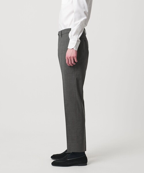 UNITED ARROWS（ユナイテッドアローズ）の「トロピカル サイドエクステンド ノープリーツ スラックス COMFORT EASY‐MODEL ウォッシャブル タテヨコストレッチ イージーケア（スラックス・メンズ・ネイビー/グレー系/ダークグレー・46/44/50/48）」の4枚目の写真