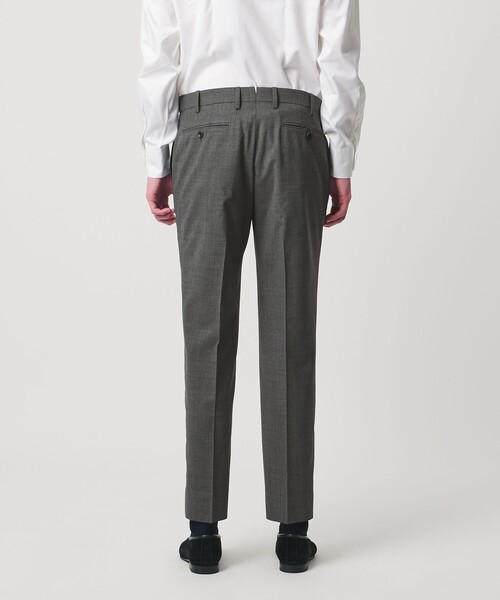 UNITED ARROWS（ユナイテッドアローズ）の「トロピカル サイドエクステンド ノープリーツ スラックス COMFORT EASY‐MODEL ウォッシャブル タテヨコストレッチ イージーケア（スラックス・メンズ・ネイビー/グレー系/ダークグレー・46/44/50/48）」の5枚目の写真