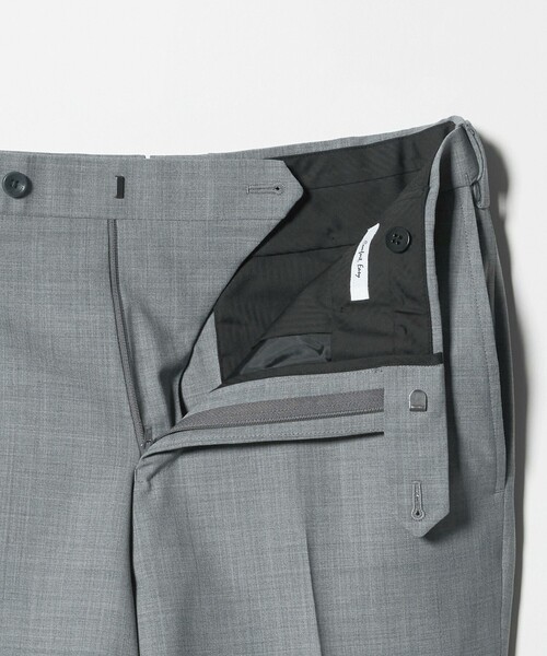 UNITED ARROWS（ユナイテッドアローズ）の「トロピカル サイドエクステンド ノープリーツ スラックス COMFORT EASY‐MODEL ウォッシャブル タテヨコストレッチ イージーケア（スラックス・メンズ・ネイビー/グレー系/ダークグレー・46/44/50/48）」の16枚目の写真