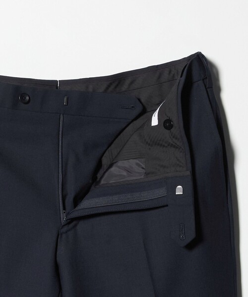 UNITED ARROWS（ユナイテッドアローズ）の「トロピカル サイドエクステンド ノープリーツ スラックス COMFORT EASY‐MODEL ウォッシャブル タテヨコストレッチ イージーケア（スラックス・メンズ・ネイビー/グレー系/ダークグレー・46/44/50/48）」の20枚目の写真