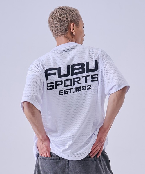 FUBU( フブ)の「FUBU フブ Mesh T-Shirts/メッシュTシャツ(Tシャツ/カットソー・メンズ・ブラック/ホワイト・XL/L/M/XXL)」の2枚目の写真