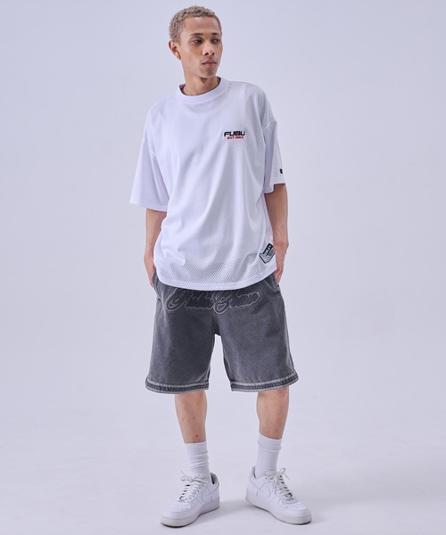 FUBU( フブ)の「FUBU フブ Mesh T-Shirts/メッシュTシャツ(Tシャツ/カットソー・メンズ・ブラック/ホワイト・XL/L/M/XXL)」の6枚目の写真