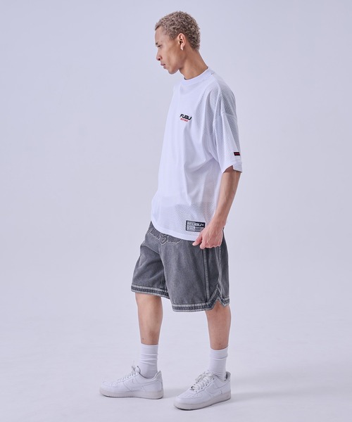 FUBU( フブ)の「FUBU フブ Mesh T-Shirts/メッシュTシャツ(Tシャツ/カットソー・メンズ・ブラック/ホワイト・XL/L/M/XXL)」の8枚目の写真