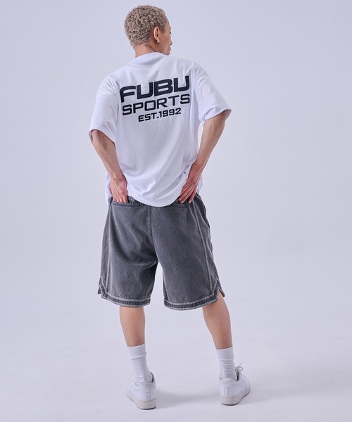 FUBU( フブ)の「FUBU フブ Mesh T-Shirts/メッシュTシャツ(Tシャツ/カットソー・メンズ・ブラック/ホワイト・XL/L/M/XXL)」の7枚目の写真