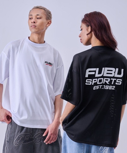 FUBU( フブ)の「FUBU フブ Mesh T-Shirts/メッシュTシャツ(Tシャツ/カットソー・メンズ・ブラック/ホワイト・XL/L/M/XXL)」の4枚目の写真