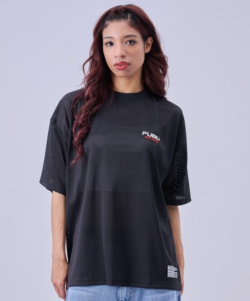 FUBU( フブ)の「FUBU フブ Mesh T-Shirts/メッシュTシャツ(Tシャツ/カットソー・メンズ・ブラック/ホワイト・XL/L/M/XXL)」の16枚目の写真