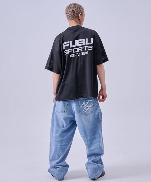 FUBU( フブ)の「FUBU フブ Mesh T-Shirts/メッシュTシャツ(Tシャツ/カットソー・メンズ・ブラック/ホワイト・XL/L/M/XXL)」の14枚目の写真