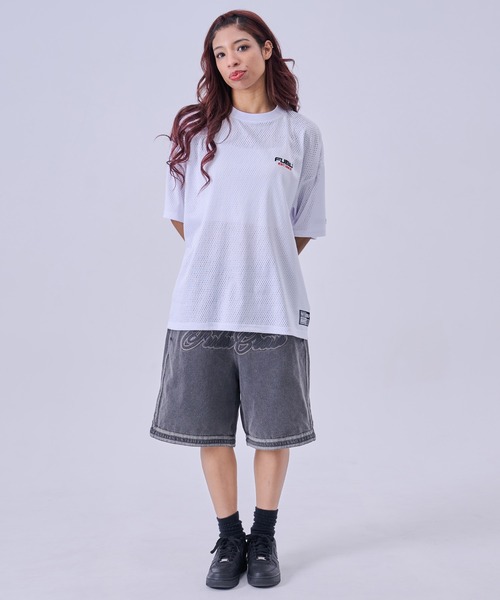 FUBU( フブ)の「FUBU フブ Mesh T-Shirts/メッシュTシャツ(Tシャツ/カットソー・メンズ・ブラック/ホワイト・XL/L/M/XXL)」の10枚目の写真