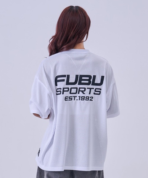 FUBU( フブ)の「FUBU フブ Mesh T-Shirts/メッシュTシャツ(Tシャツ/カットソー・メンズ・ブラック/ホワイト・XL/L/M/XXL)」の9枚目の写真