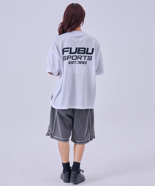 FUBU( フブ)の「FUBU フブ Mesh T-Shirts/メッシュTシャツ(Tシャツ/カットソー・メンズ・ブラック/ホワイト・XL/L/M/XXL)」の11枚目の写真