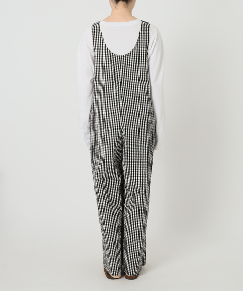 FRAMeWORK（フレームワーク）の「GIMGAM CHECK サロペット（サロペット/オーバーオール・レディース・ブラック・36/38）」の10枚目の写真