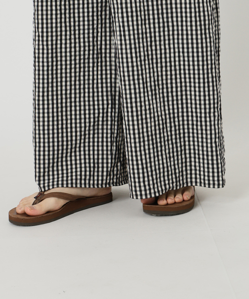 FRAMeWORK（フレームワーク）の「GIMGAM CHECK サロペット（サロペット/オーバーオール・レディース・ブラック・36/38）」の14枚目の写真