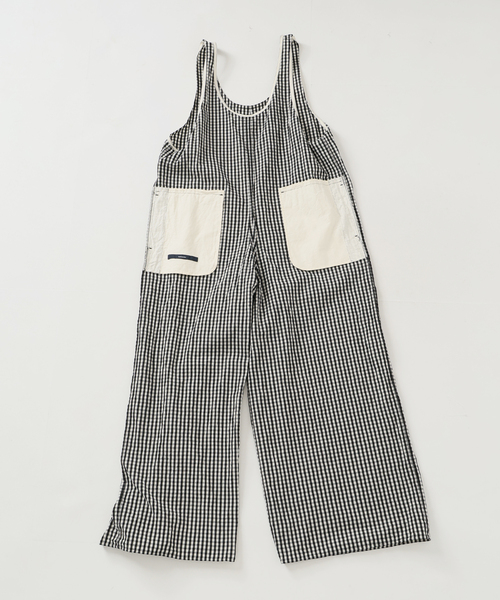 FRAMeWORK（フレームワーク）の「GIMGAM CHECK サロペット（サロペット/オーバーオール・レディース・ブラック・36/38）」の15枚目の写真