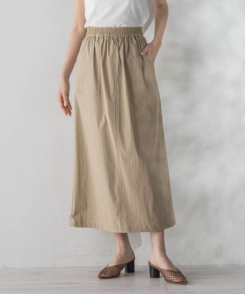 Droite lautreamont(ドロワットロートレアモン)の「【WEB限定】ストレッチタフタスカート(スカート・レディース・ブラック/キャメル/オフホワイト・M)」の21枚目の写真