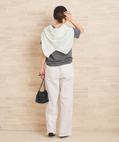 plage（プラージュ）の「organic cotton graphic Tシャツ（Tシャツ/カットソー・レディース・キャメル/ライトグレー・FREE）」の22枚目の写真
