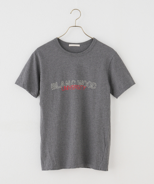 plage（プラージュ）の「organic cotton graphic Tシャツ（Tシャツ/カットソー・レディース・キャメル/ライトグレー・FREE）」の9枚目の写真