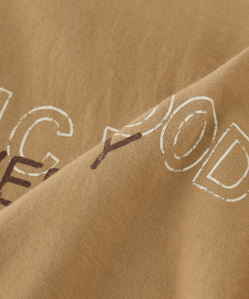 plage（プラージュ）の「organic cotton graphic Tシャツ（Tシャツ/カットソー・レディース・キャメル/ライトグレー・FREE）」の14枚目の写真