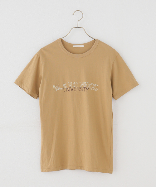 plage（プラージュ）の「organic cotton graphic Tシャツ（Tシャツ/カットソー・レディース・キャメル/ライトグレー・FREE）」の15枚目の写真