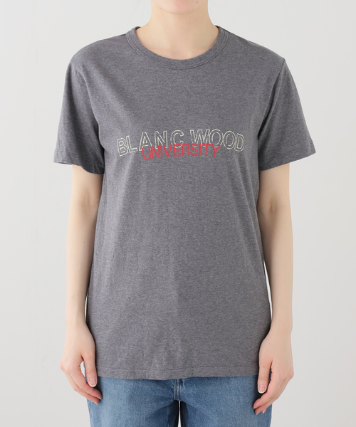 plage（プラージュ）の「organic cotton graphic Tシャツ（Tシャツ/カットソー・レディース・キャメル/ライトグレー・FREE）」の16枚目の写真