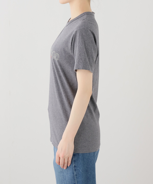 plage（プラージュ）の「organic cotton graphic Tシャツ（Tシャツ/カットソー・レディース・キャメル/ライトグレー・FREE）」の17枚目の写真