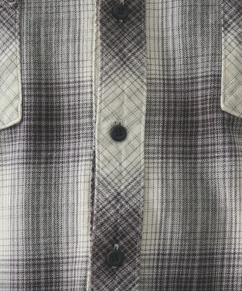 Rafu(ラフ)の「【MIYAGIHIDETAKA】Rafu Processed Shirt(シャツ/ブラウス・メンズ・ホワイト/ブルー・XL/L)」の7枚目の写真