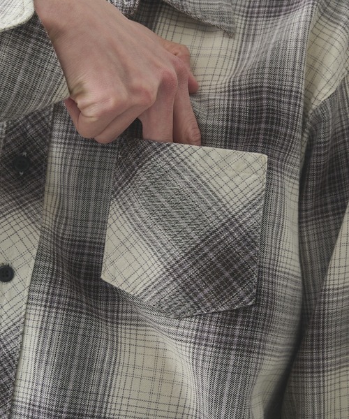 Rafu(ラフ)の「【MIYAGIHIDETAKA】Rafu Processed Shirt(シャツ/ブラウス・メンズ・ホワイト/ブルー・XL/L)」の8枚目の写真