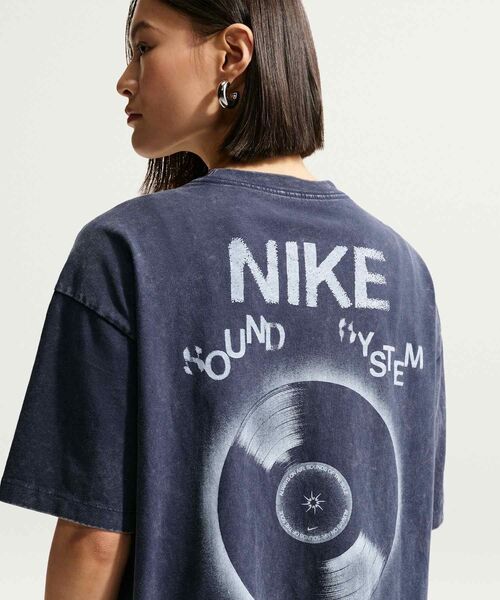 Nike Sportswear Classic Women’s Oversized T-Shirt IV2035-410 Midnight Navy — женская оверсайз футболка