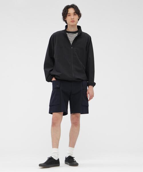MHL.(エムエイチエル)の「COTTON NYLON RIPSTOP(ブルゾン・メンズ・ブラック・MEDIUM/LARGE)」の2枚目の写真
