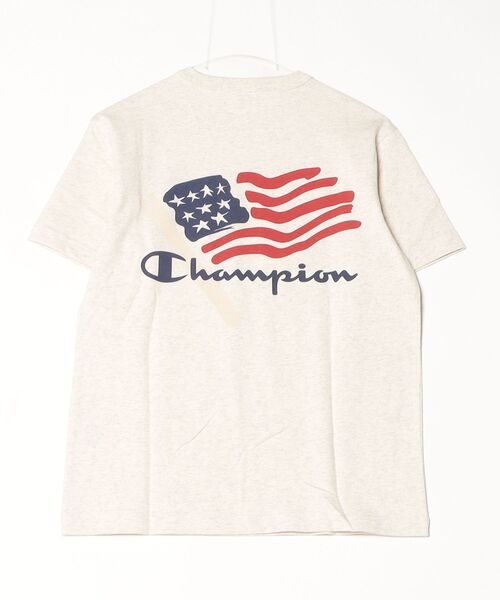 Champion（チャンピオン）の「【別注】チャンピオン  SHORT SLEEVE T-SHIRT 限定コラボ（Tシャツ/カットソー・メンズ・ホワイト/ブラック/アイボリー・LL/S/M/L）」の14枚目の写真